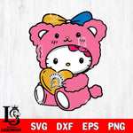 San José State Spartans Cute Hello Kitty 3 Svg Eps Dxf Png File, Digital Download, Instant Download