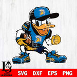 San José State Spartans Donal Duck Svg Eps Dxf Png File, NCAA svg, Digital Download, Instant Download