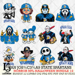 San José State Spartans Halloween Bundle 12 SVG Svg Eps Dxf Png File, NCAA bundle svg, Digital Download, Instant Download