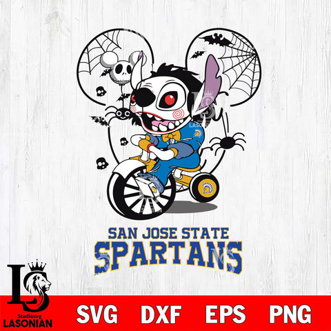 San José State Spartans Stitch Jigsaws Halloween Svg Eps Dxf Png File, Digital Download, Instant Download