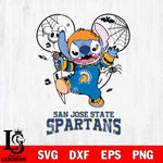 San José State Spartans Stitch Michael Halloween Svg Eps Dxf Png File, Digital Download, Instant Download