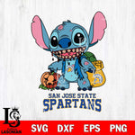 San José State Spartans Stitch Zombie Svg Eps Dxf Png File, NCAA svg, Digital Download, Instant Download