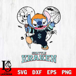 Seattle Kraken Stitch Michael Halloween Svg Eps Dxf Png File, Digital Download, Instant Download