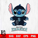 Seattle Kraken Stitch Mummy Svg Eps Dxf Png File, NHL svg, Digital Download, Instant Download