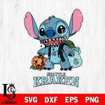 Seattle Kraken Stitch Zombie Svg Eps Dxf Png File, NHL svg, Digital Download, Instant Download