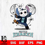 Seattle Kraken Stitch jason voorhees Halloween Svg Eps Dxf Png File, Digital Download, Instant Download