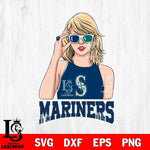 Seattle Mariners And Taylor Swift Fan Svg Eps Dxf Png File, Digital Download, Instant Download