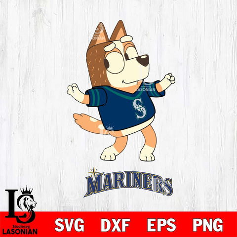 Seattle Mariners Chilli Dance Svg Eps Dxf Png File, Digital Download, Instant Download