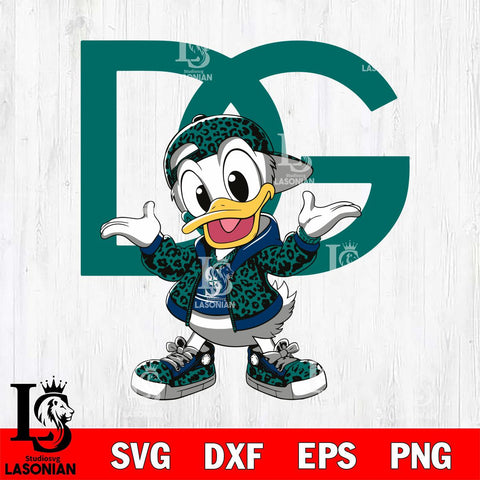 Seattle Mariners Dolce And Gabbana Donald Duck Disney Svg Eps Dxf Png File, Digital Download, Instant Download