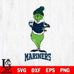 Seattle Mariners Grinch Leopard Coffee Svg Eps Dxf Png File, Digital Download, Instant Download