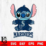 Seattle Mariners Stitch Mummy Svg Eps Dxf Png File, MLB svg, Digital Download, Instant Download