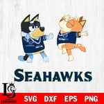 Seattle Seahawks Bluey Dance Svg Eps Dxf Png File, Digital Download, Instant Download