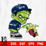 Seattle Seahawks Frankenstein Piss On Arizona Cardinals Svg Eps Dxf Png File, Digital Download, Instant Download