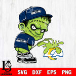 Seattle Seahawks Frankenstein Piss On Los Angeles Rams Svg Eps Dxf Png File, Digital Download, Instant Download