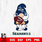 Seattle Seahawks Gnomes Christmas football Svg Eps Dxf Png File, Digital Download, Instant Download