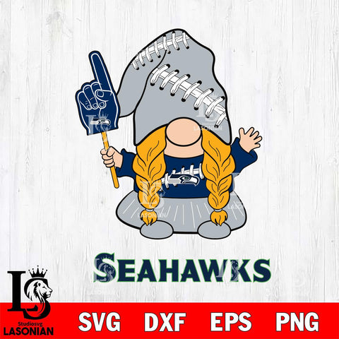 Seattle Seahawks Gnomes Fan Svg Eps Dxf Png File, Digital Download, Instant Download