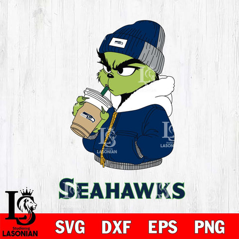 Seattle Seahawks Grinch Bougie Christmas Svg Eps Dxf Png File,Cricut svg files, Digital Download, Instant Download