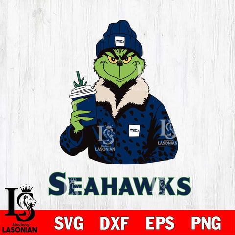 Seattle Seahawks Grinch Christmas Svg Eps Dxf Png File,Cricut svg files, Digital Download, Instant Download