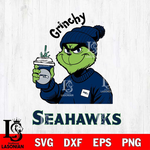 Seattle Seahawks Grinchy Bougie Christmas Svg Eps Dxf Png File,Cricut svg files, Digital Download, Instant Download