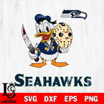 Seattle Seahawks Jason Voorhees 12 Svg Eps Dxf Png File, Digital Download