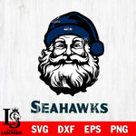 Seattle Seahawks Santa Claus Christmas Svg Eps Dxf Png File,NFL Svg Files,Digital Download,Sublimation,Instant Download