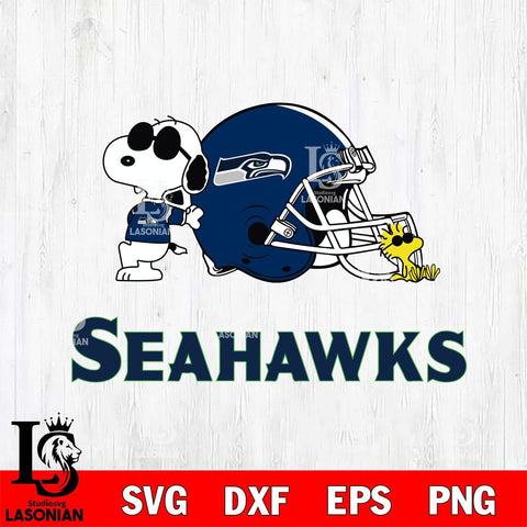 Seattle Seahawks Snoopy Sport 2 Svg Eps Dxf Png File, NFL svg, Digital Download, Instant Download