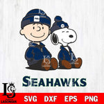 Seattle Seahawks Snoopy and Charlie Sport Svg Eps Dxf Png File, Cut file Digital Download ,Instant Download, Cricut File