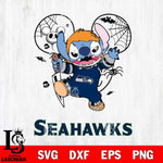 Seattle Seahawks Stitch Michael Halloween Svg Eps Dxf Png File, Digital Download, Instant Download