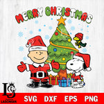 Snoopy Charlie Brown Merry Christmas Svg Eps Dxf Png File,Christmas File Cut ,Digital Download ,Instant Download, Cricut File