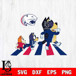 South Alabama Jaguars Bluey 6 Svg Eps Dxf Png File, Digital Download, Instant Download