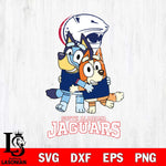 South Alabama Jaguars Bluey & Bingo 3 Svg Eps Dxf Png File, NCAA svg, Digital Download, Instant Download