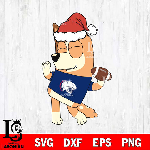 South Alabama Jaguars Bluey Chilli Christmas Svg Eps Dxf Png File, Digital Download, Instant Download