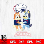 South Alabama Jaguars Bluey Chilli Dance Svg Eps Dxf Png File, Digital Download, Instant Download