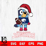 South Alabama Jaguars Bluey Christmas Svg Eps Dxf Png File, Digital Download