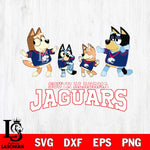 South Alabama Jaguars Bluey Dance Squats Svg Eps Dxf Png File, Digital Download, Instant Download