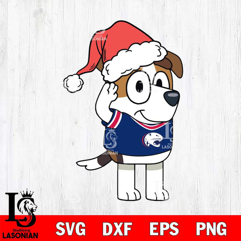 South Alabama Jaguars Bluey Jack Christmas Svg Eps Dxf Png File, Digital Download, Instant Download