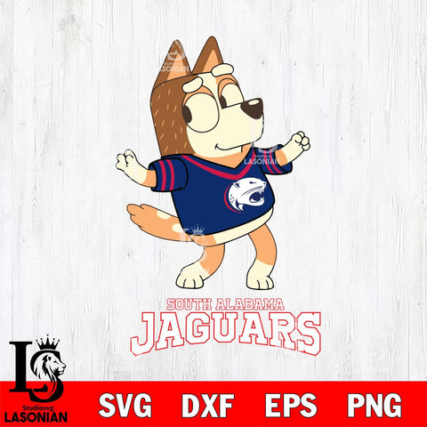 South Alabama Jaguars Chilli Dance Svg Eps Dxf Png File, Digital Download, Instant Download