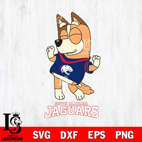 South Alabama Jaguars Chilli Dance Sport Svg Eps Dxf Png File, Digital Download, Instant Download