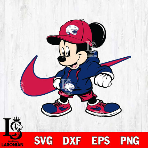 South Alabama Jaguars Cool Mickey Mouse Svg Eps Dxf Png File, NCAA svg, Digital Download, Instant Download