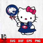 South Alabama Jaguars Cute Hello Kitty 2 Svg Eps Dxf Png File, Digital Download, Instant Download