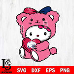 South Alabama Jaguars Cute Hello Kitty 3 Svg Eps Dxf Png File, Digital Download, Instant Download