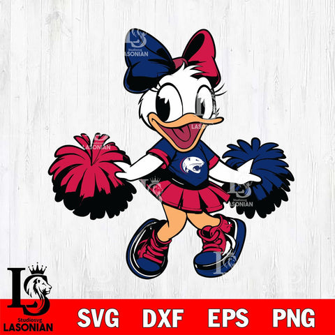 South Alabama Jaguars Daisy Duck Cheerleader Svg Eps Dxf Png File, NCAA svg, Digital Download, Instant Download