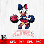 South Alabama Jaguars Daisy Duck Cheerleader Disney, Svg Eps Dxf Png File, Digital Download