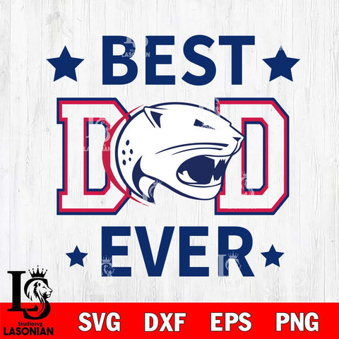 South Alabama Jaguars Father Day Best Dad Ever Svg Eps Dxf Png File, Digital Download, Instant Download