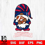 South Alabama Jaguars Gnomes Football Svg Eps Dxf Png File, Digital Download, Instant Download