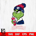 South Alabama Jaguars Grinch Bougie Leopard Svg Eps Dxf Png File, Digital Download, Instant Download