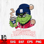 South Alabama Jaguars Grinch Cofffe Hoodie Cut Files Cricut, Svg Dxf Eps Png file, Digital download , Silhouette