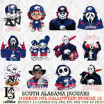 South Alabama Jaguars Halloween Bundle 12 SVG Svg Eps Dxf Png File, NCAA bundle svg, Digital Download, Instant Download