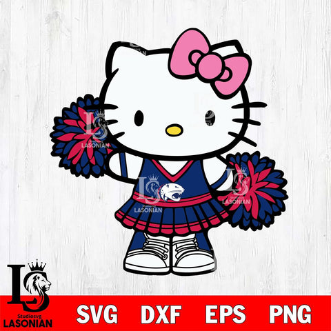 South Alabama Jaguars Hello Kitty Cheerleader 11 Svg Eps Dxf Png File, Digital Download, Instant Download