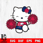 South Alabama Jaguars Hello Kitty Cheerleader Svg Eps Dxf Png File, Digital Download, Instant Download